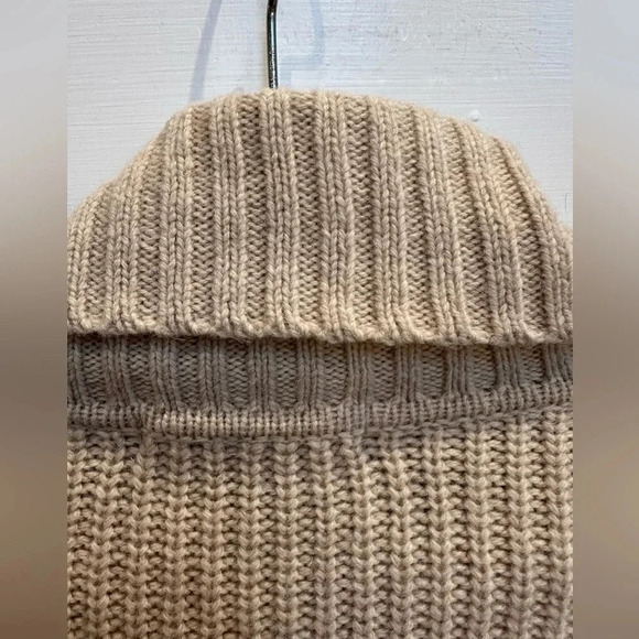 Boden Beige Wool Alpaca Turtleneck Knit Sweater Dress Women’s Size US 6R Small - Picture 4 of 12